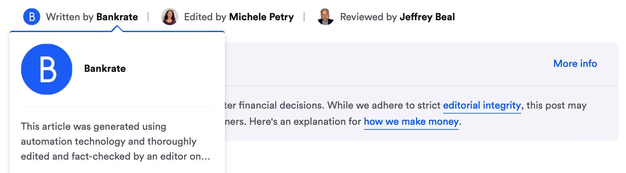 Example of an AI-written article.