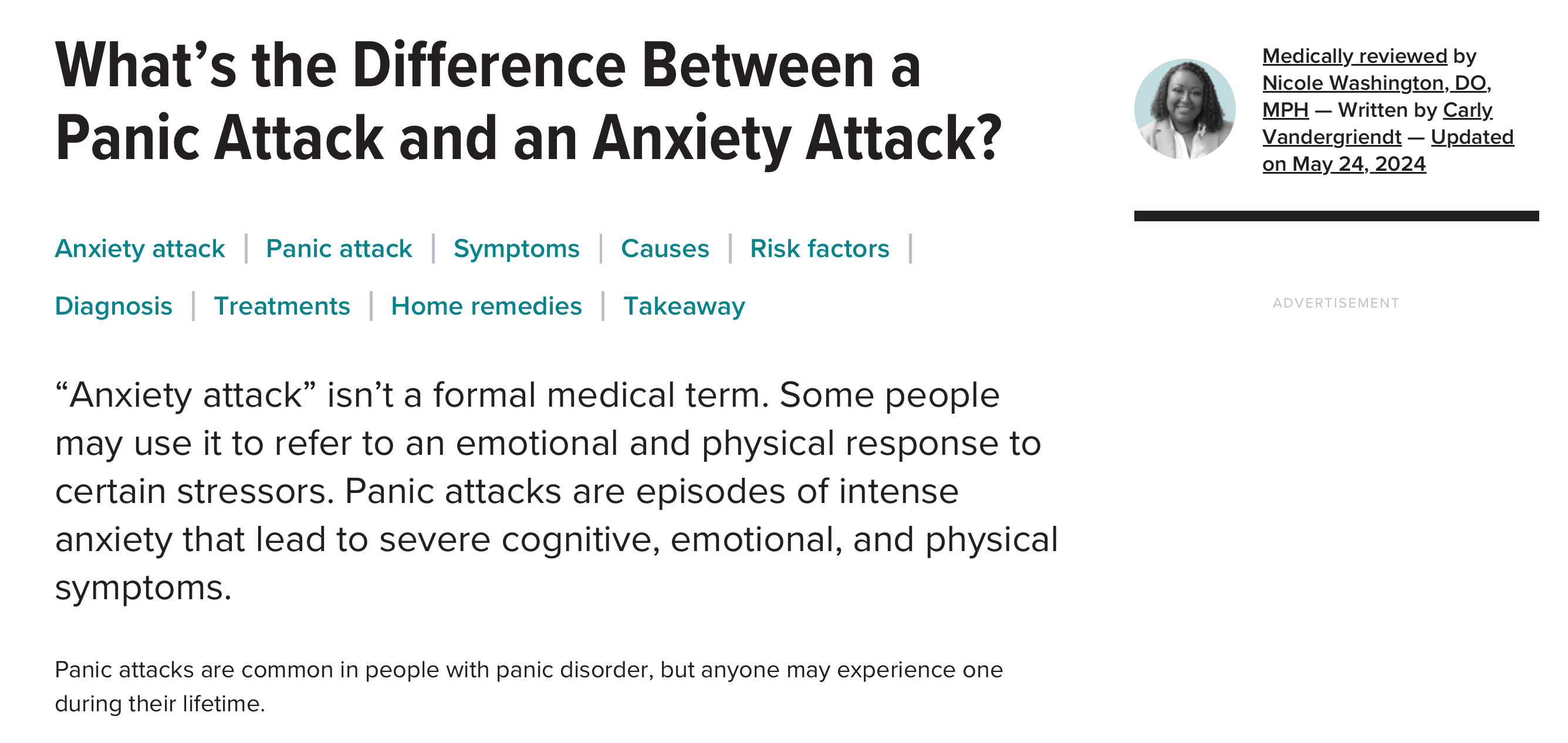 Example of blog content following the inverted pyramid structure.