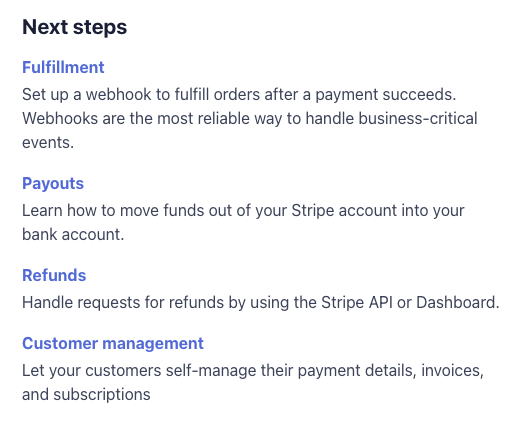 Copy guiding the reader along